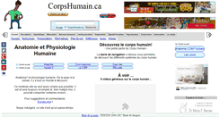 Desktop Screenshot of corpshumain.ca